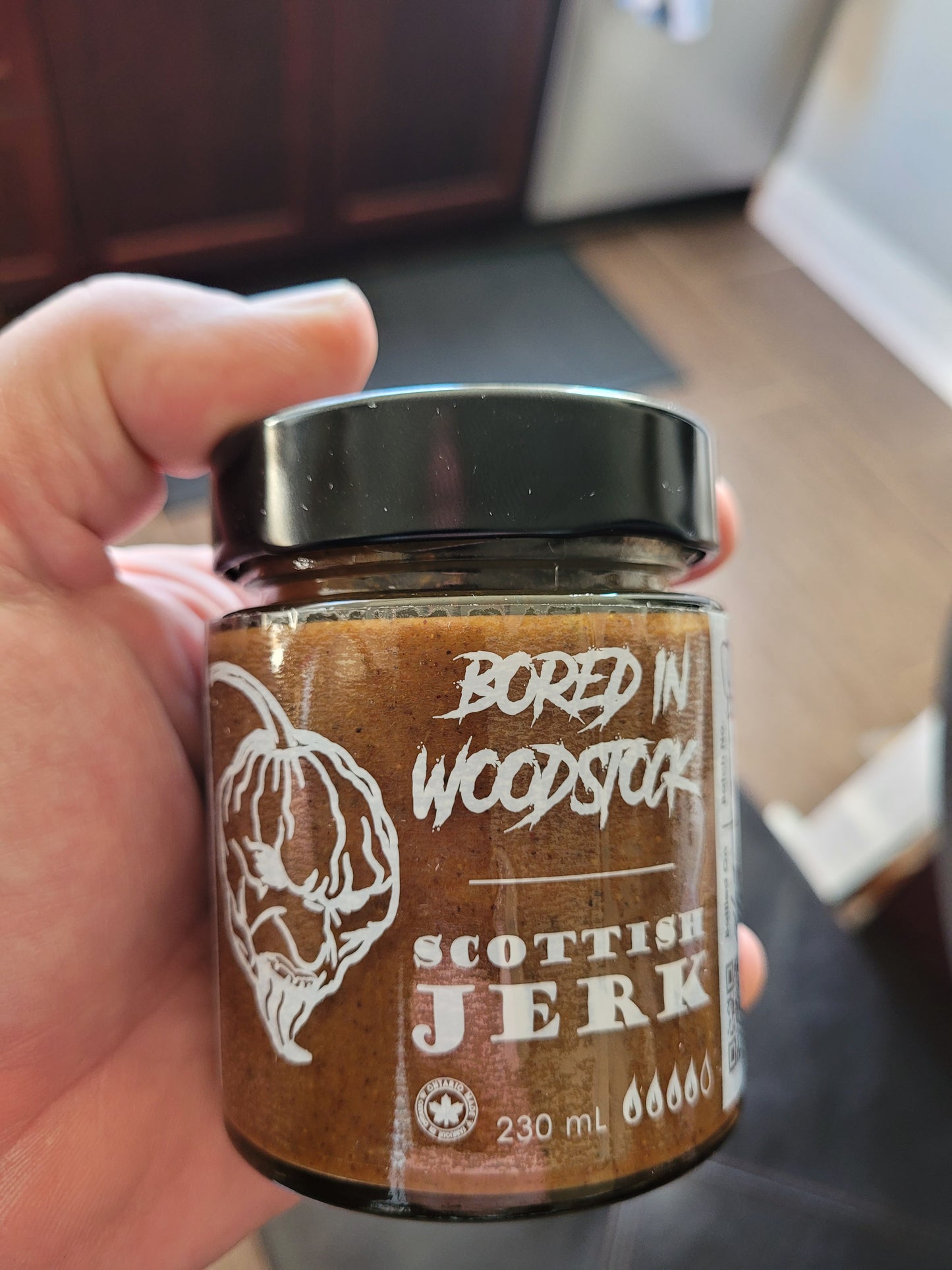 Bored In Woodstock Scottish Jerk 230 ml jar